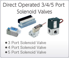 Direct Operated 3/4/5 Port Solenoid Valves