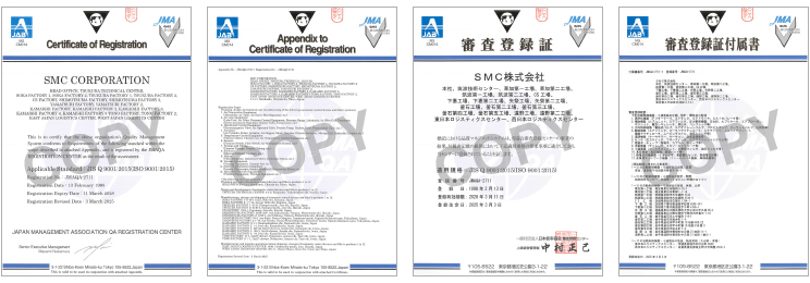 Quality Management System・ISO9001