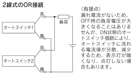 無接点オートスイッチ トップ つなぎ方